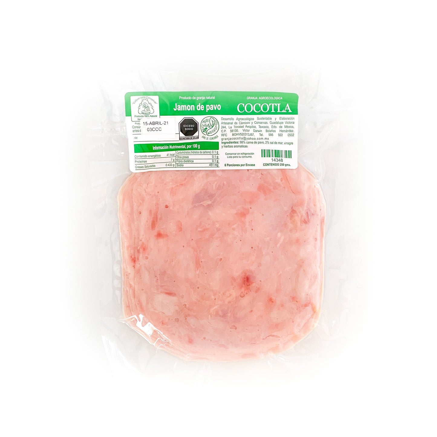 JAMON DE PAVO (250 G)