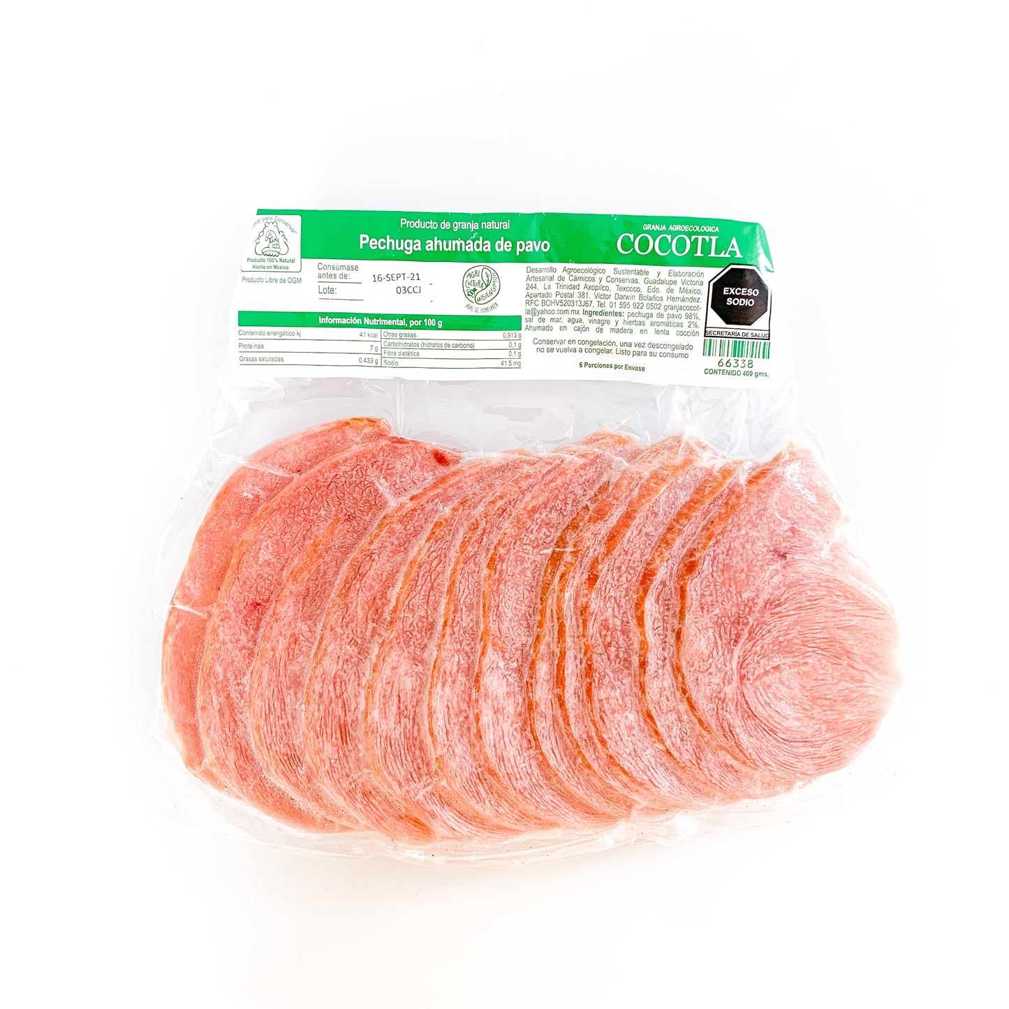 PECHUGA AHUMADA REBANADA DE PAVO