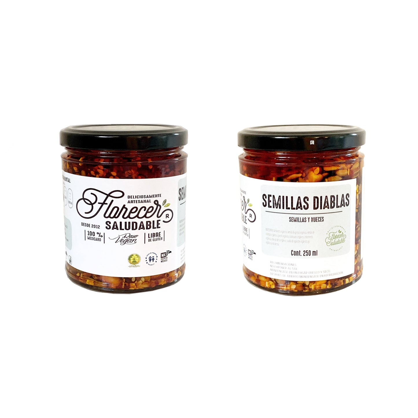 SALSA MACHA CON SEMILLAS