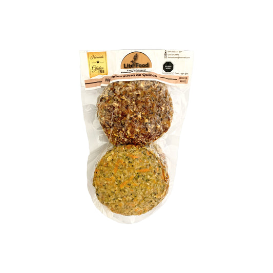 HAMBURGUESAS DE QUINOA Y VERDURAS
