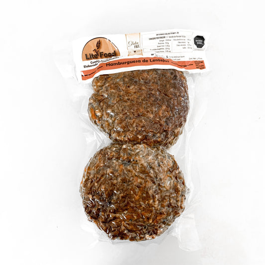 HAMBURGUESAS DE LENTEJAS (5 PIEZAS)