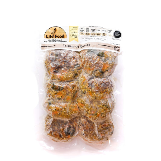 TORTITAS DE QUINOA Y VERDURAS