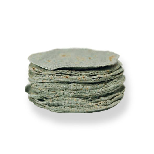 TORTILLAS AZULES HECHAS A MANO