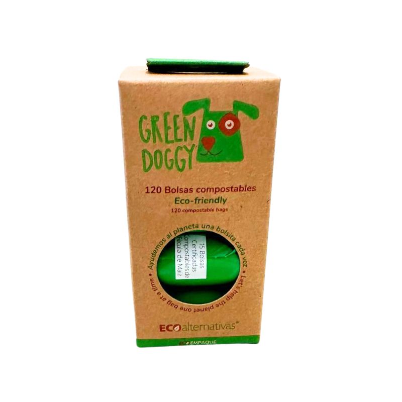 BOLSAS BIODEGRADABLES PARA HECES ( CAJA CON 120 PIEZAS)