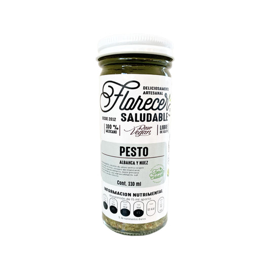 PESTO DE ALBAHACA Y NUEZ  (110G)