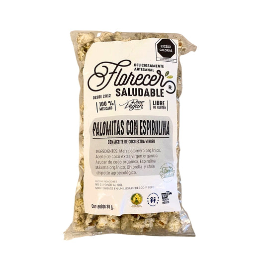 PALOMITAS CON ESPIRULINA Y CHLORELLA (30 G)