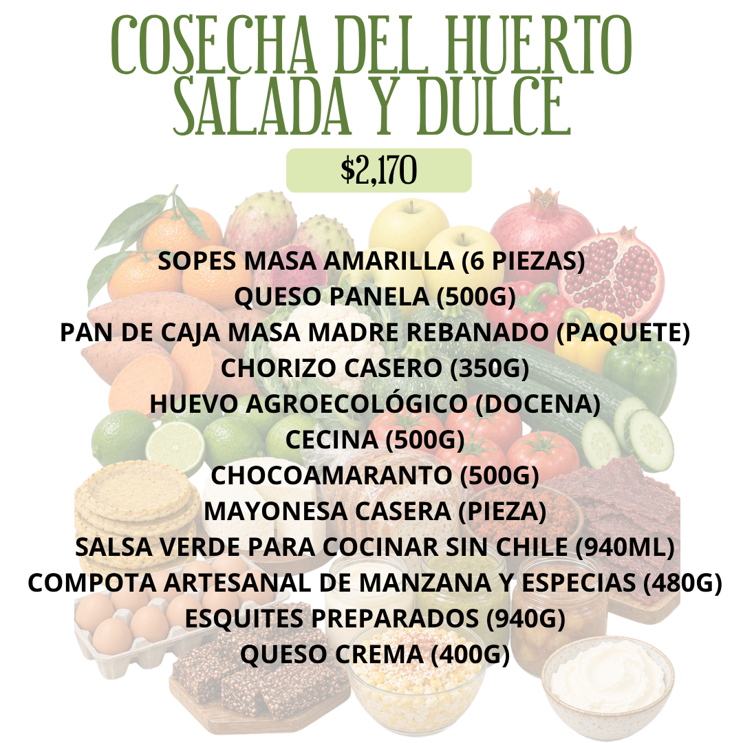 COSECHA DEL HUERTO SALADA Y DULCE