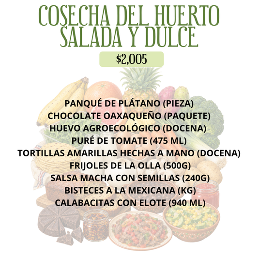 COSECHA DEL HUERTO SALADA Y DULCE