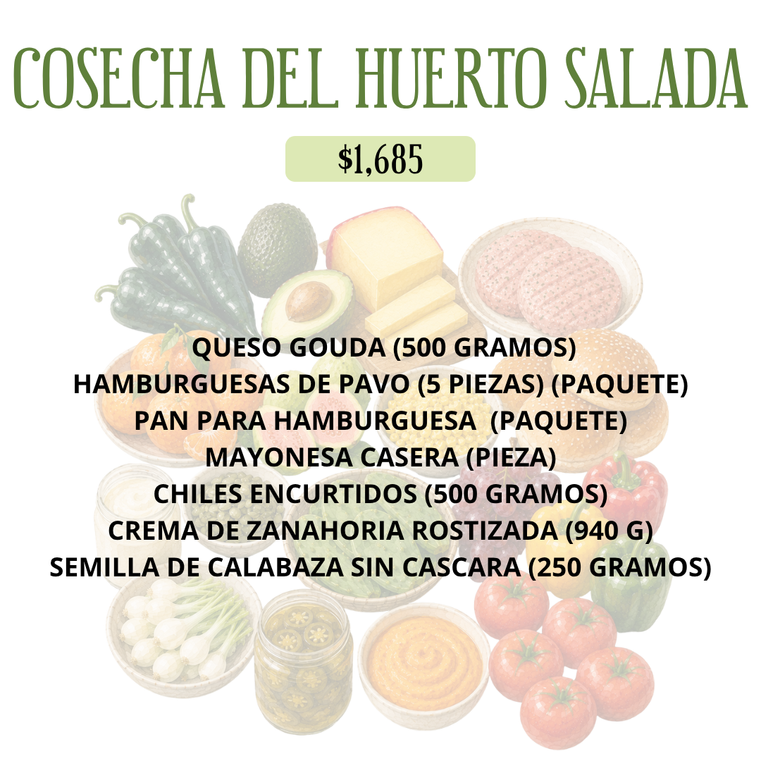 COSECHA DEL HUERTO SALADA